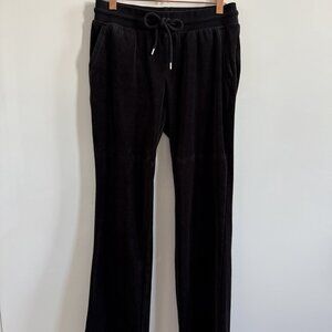 GAP Women's Black Velour Drawstring Pants size Small